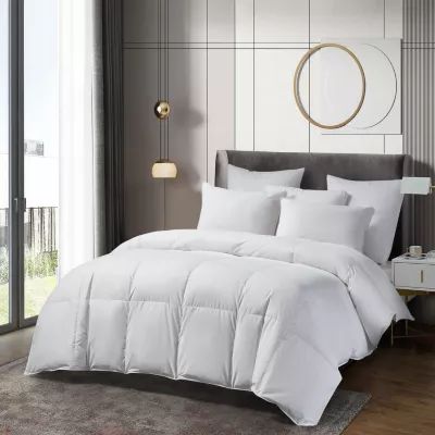 Beautyrest TENCEL™ Lyocell & Cotton Blend Breathable Premium White Down Comforter