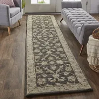 Weave And Wander Botticino Hand Tufted Indoor Rectangular Runner