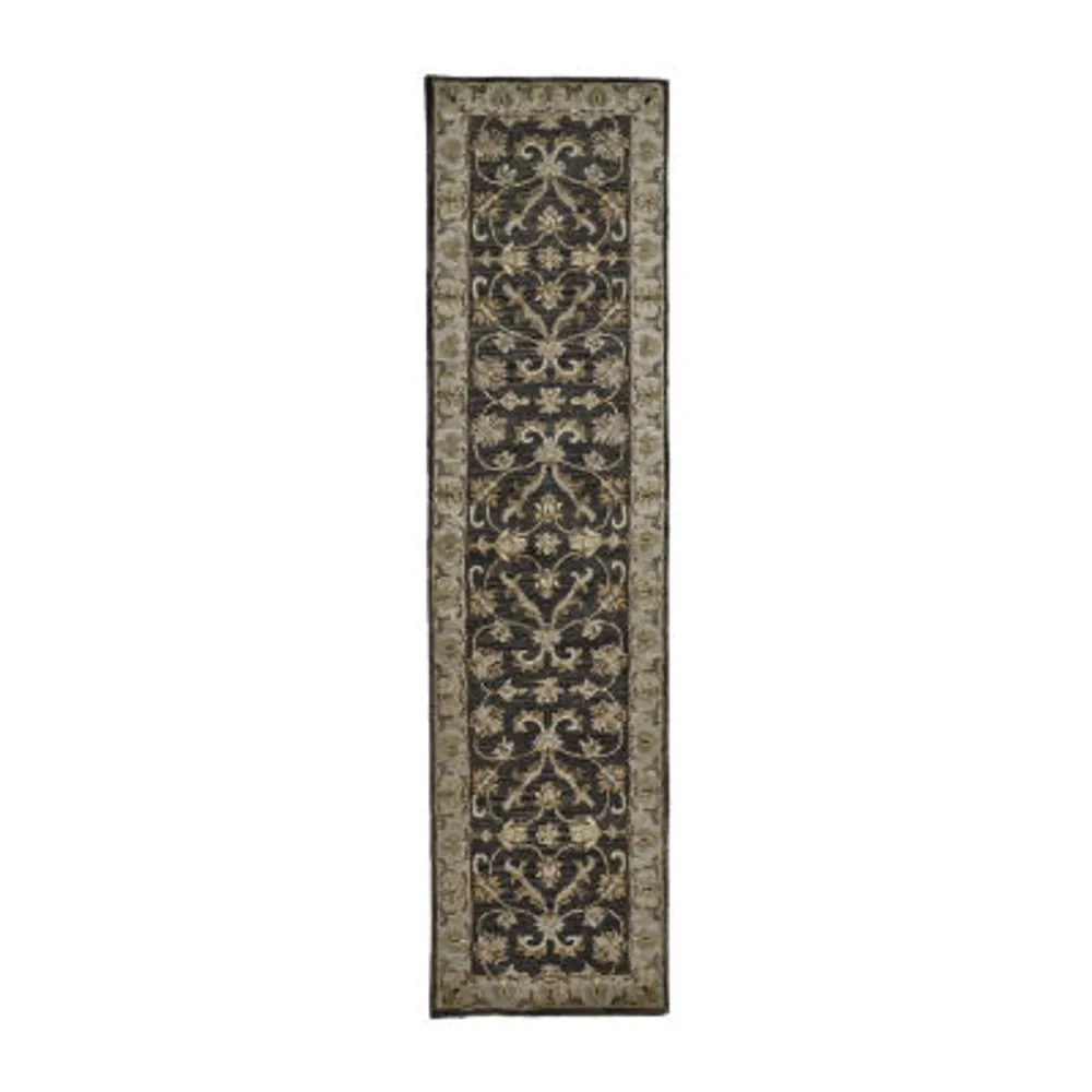 Weave And Wander Botticino Hand Tufted Indoor Rectangular Runner