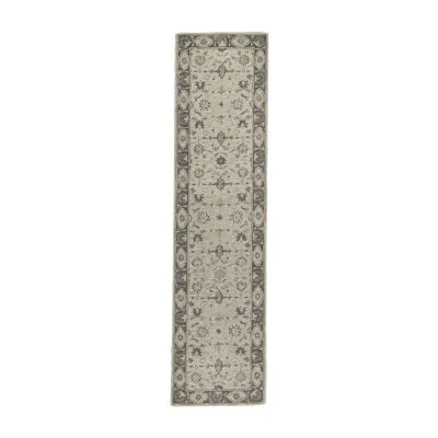 Weave And Wander Botticino Hand Tufted Indoor Rectangular Runner