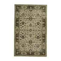 Weave And Wander Botticino Floral Hand Tufted Washable Indoor Rectangle Area Rug
