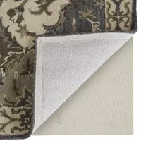 Weave And Wander Botticino Floral Hand Tufted Washable Indoor Rectangle Area Rug
