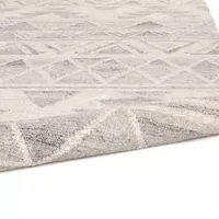 Weave And Wander Bray Geometric Flatweave Indoor Rectangle Area Rug