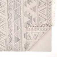 Weave And Wander Bray Geometric Flatweave Indoor Rectangle Area Rug