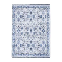 Linery Matra Traditional Floral Washable Skid Resistant 5'X7' Indoor Rectangular Area Rug
