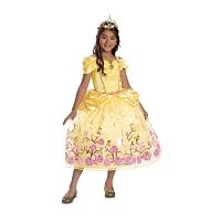 Disney Collection Belle Costume With Tiara Girls Dress Up