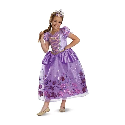 Disney Collection Rapunzel With Tiara Girls Dress Up Costume