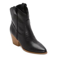 Arizona Jean Co Womens Fitzroy Stacked Heel Booties