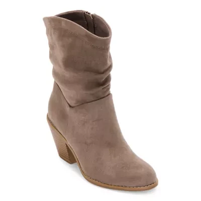 a.n.a Womens Powers Stacked Heel Slouch Boots