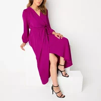 Connected Apparel Womens Long Sleeve Maxi Dress