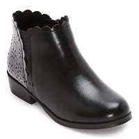 Thereabouts Little & Big Girls Pima Flat Heel Booties