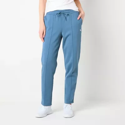 PUMA Womens Mid Rise Tapered Sweatpant