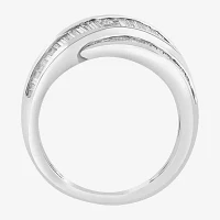 Effy Final Call 3MM 7/8 CT. T.W. Natural White Diamond 14K White Gold Crossover Band