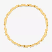 14K Gold 7.5 Inch Solid Link Link Bracelet