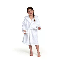 Linum Home Textiles Plush Snowman Little & Big Girls Long Sleeve Bathrobe