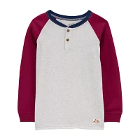 Carter's Little & Big Boys Long Sleeve Henley Shirt