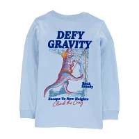 Carter's Little & Big Boys Crew Neck Long Sleeve Graphic T-Shirt