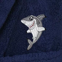 Linum Home Textiles Plush Shark Little & Big Boys Long Sleeve Bathrobe