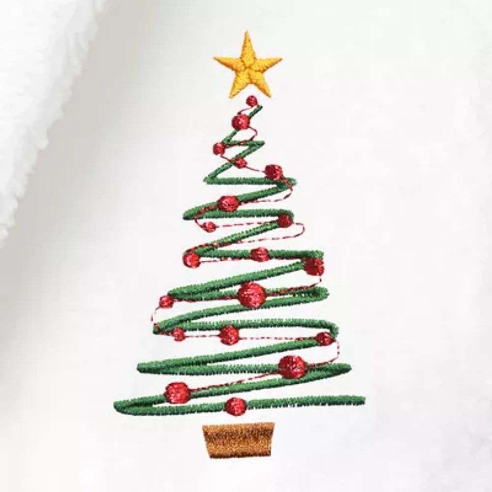 Linum Home Textiles Plush X-Mas Tree Little & Big Boys Long Sleeve Bathrobe
