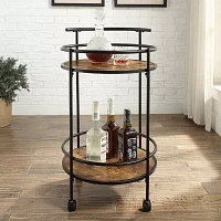 Charlie Engineered Wood Kitchen Cart