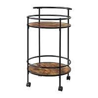 Charlie Engineered Wood Kitchen Cart