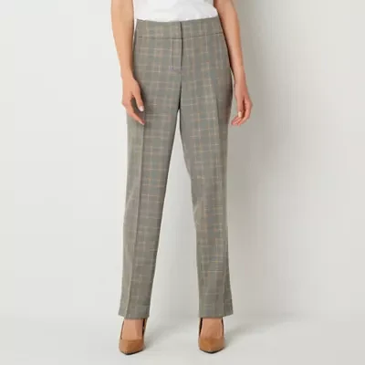 Black Label by Evan-Picone Womens Straight Fit Suit Pants