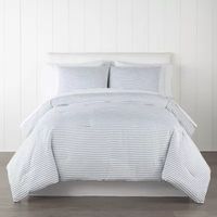 Home Expressions Intellifresh™ Antimicrobial Treated Heathered Stripe Reversible Comforter Set