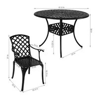 5-pc. Weather Resistant Round Dining Set