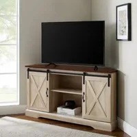 Barn Door Corner Tv Stand