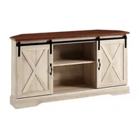 Barn Door Corner Tv Stand