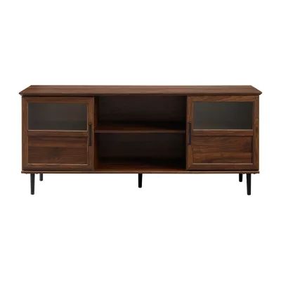 Glass And Wood Tv Stand