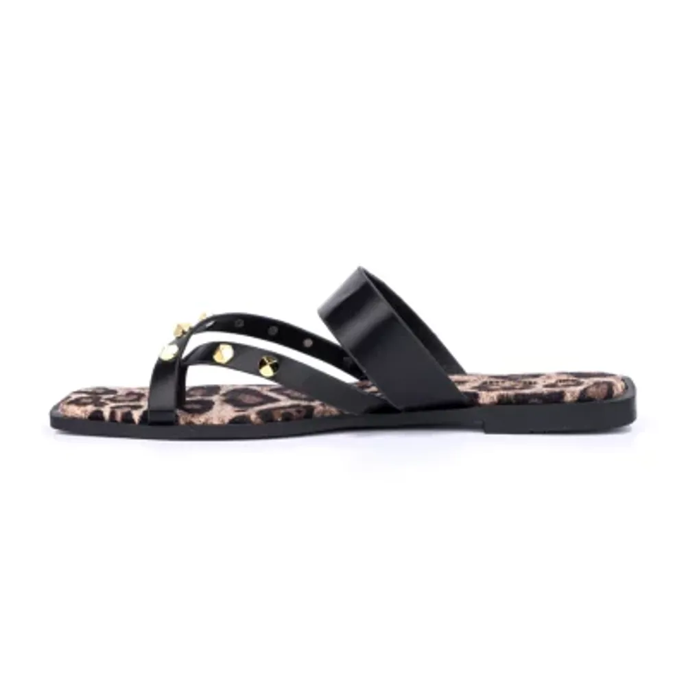 Olivia Miller Womens Keilani Flat Sandals