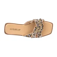 Olivia Miller Womens Marianne Flat Sandals