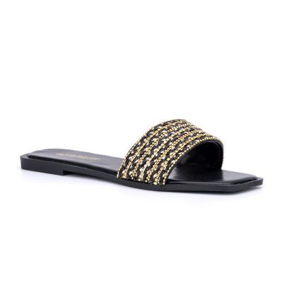 Olivia Miller Womens Victoria Flat Sandals