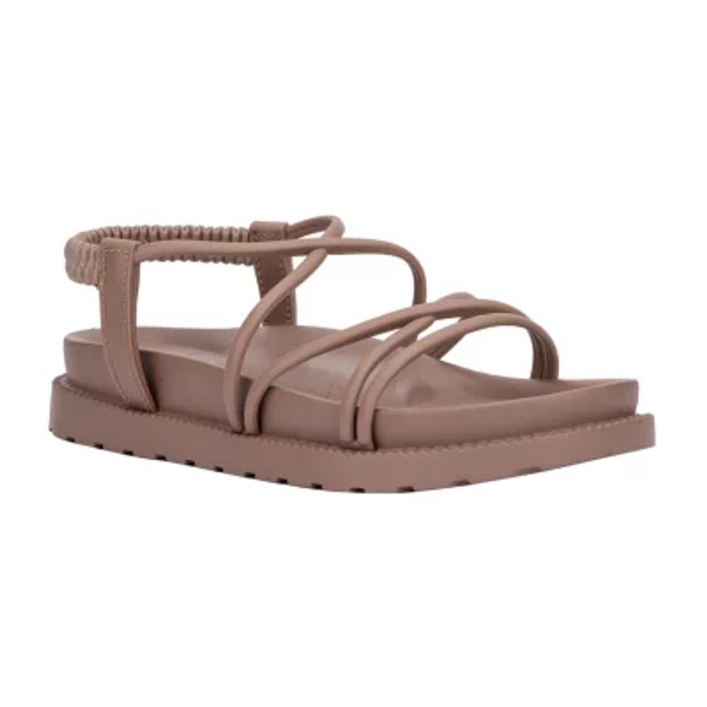 Olivia Miller Venus Womens Footbed Sandals