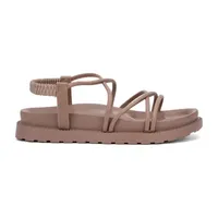 Olivia Miller Venus Womens Footbed Sandals