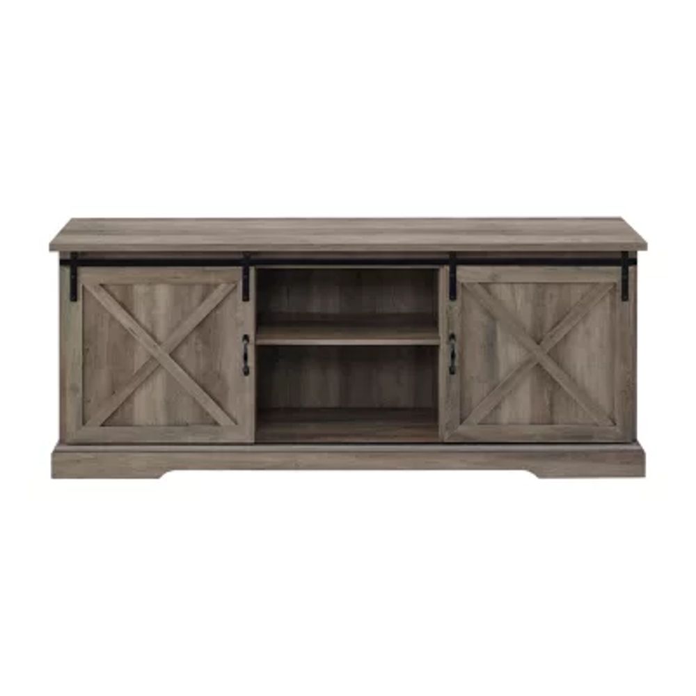 70 INCH Barn Door TV Stand