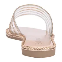 Olivia Miller Womens Nadia Flat Sandals
