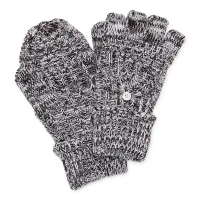 a.n.a Womens Marled Yarn 1 Pair Cold Weather Gloves