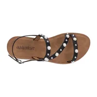 Olivia Miller Womens Perla Flat Sandals