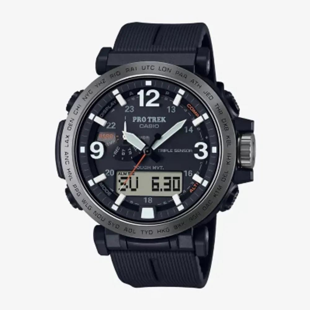 Casio Mens Black Strap Watch Prw6611y-1a