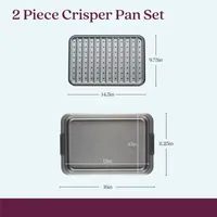 Anolon Advanced 2-Pc. Rectangular Crisper Pizza Pan