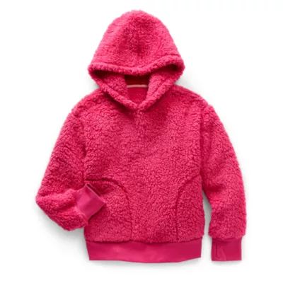 Xersion Little & Big Girls Sherpa Fleece Hoodie