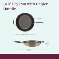 Anolon Advanced Home Hard Anodized 14.5"  Skillet with Helper Handle