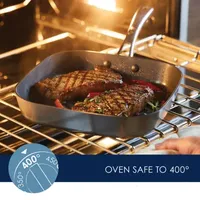 Rachael Ray Cook + Create hard Anodized 11" Square Deep Non-Stick Grill Pan