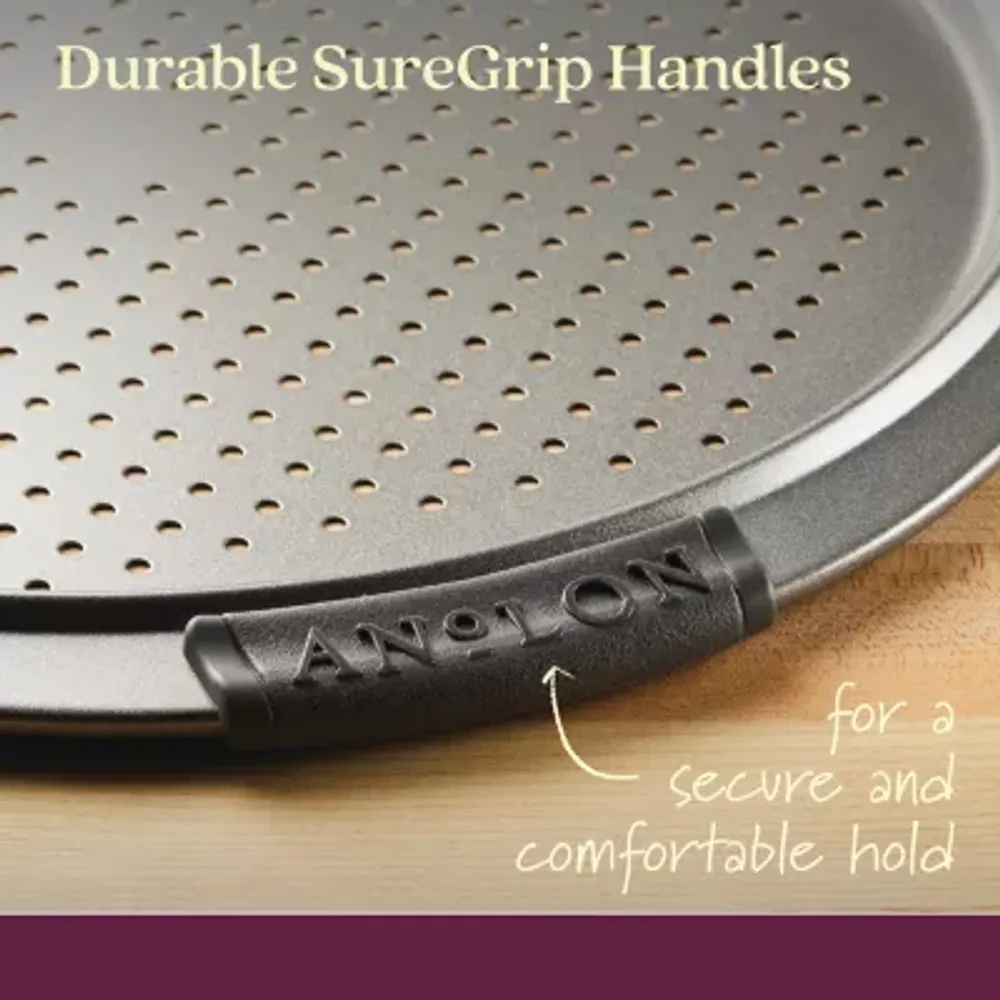 Anolon Advanced 13" Round Crisper Pizza Pan