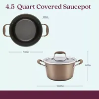 Anolon Advanced Home Hard Anodized 4.5-qt. Sauce Pan with Lid