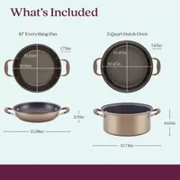 Anolon Advanced Home Hard Anodized 2-pc. Dutch Oven