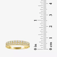 (G-H / Si2-I1) 1/2 CT. T.W. Lab Grown White Diamond 10K Gold Delicate Band