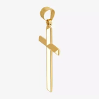 Womens 14K Gold Cross Pendant